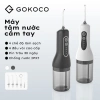 Máy đánh bóng nước không dây GOKOCO làm sạch răng 4 chế độ, sạc lại, chống nước IPX7 – chỉ 339.000₫