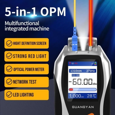 Máy đo công suất quang học ZOERAX Y9 5 trong 1 RJ45 - Định vị lỗi nhanh, đèn LED, màn hình 2,4 inch