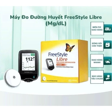 Máy đo đường huyết Freestyle Libre Abbott – Đầu đọc cầm tay đo liên tục, đơn giản, chỉ 1.8tr giảm giá. 2