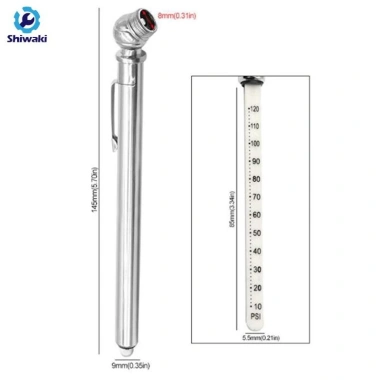 Máy đo lốp Shiwaki mini bỏ túi, đo áp suất nhanh tự động cho SUV & xe tải - 44k 3 Máy đo lốp Shiwaki mini bỏ túi, đo áp suất nhanh tự động cho SUV & xe tải - 44k 3