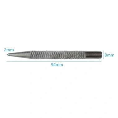Máy đục lỗ trung tâm gia công kim loại - Điểm côn thép Chrome Vanadi 94x8x2mm, giá ưu đãi 27.500đ