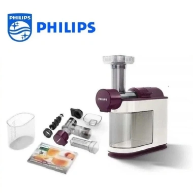 Máy Ép Chậm Trục Ngang PHILIPS HR1.891 – Ép Trái Cây, Hoa Quả, BH 24 Tháng, Giá 2.575.000₫