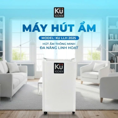 Máy hút ẩm Kuchen LLH 2.025 25L - Phòng 80m2, Bảo hành 36 tháng, Giá 2.25 triệu