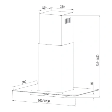 Máy hút mùi âm trần Candy CVMI900X 620m³/h inox hàng Ý bảo hành 1 năm Giá ưu đãi 5.310.000₫ 4