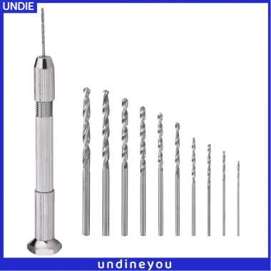 Máy khoan cầm tay mini DIY, Chuck không chìa khóa, 10 mũi HSS – Giá chỉ 27.500đ