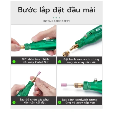 Máy khoan điện mini 12V 13W đa năng ABS bán buôn 95k, mài cắt đánh bóng 7