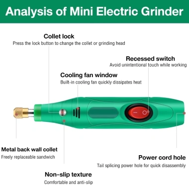 Máy khoan điện mini 12V 13W đa năng ABS bán buôn 95k, mài cắt đánh bóng 9