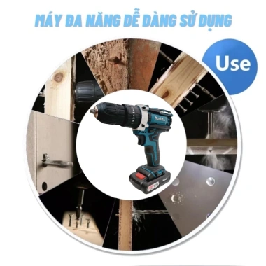 Máy khoan không dây MONQIQI - Pin cao cấp, ba chức năng vặn vít & khoan tường, giảm giá tới 19% chỉ 243.040₫