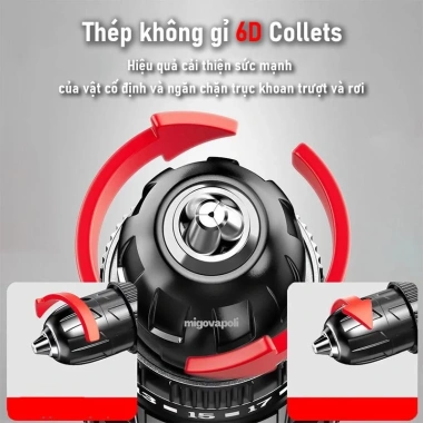 Máy khoan pin cầm tay Makita 72V 3 trong 1 Tặng 24 phụ kiện giá ưu đãi 439k
