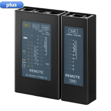 Máy kiểm tra cáp mạng sạc lại Zoerax RJ45, RJ11, RJ12 - Công cụ Ethernet LAN 8