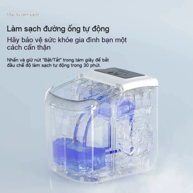 Máy làm đá viên tròn Wellcome 15kg mini công suất thấp cho gia đình và ký túc xá 2 Máy làm đá viên tròn Wellcome 15kg mini công suất thấp cho gia đình và ký túc xá 2