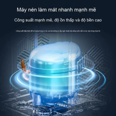 Máy làm đá viên tròn Wellcome 15kg mini công suất thấp cho gia đình và ký túc xá