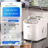 Máy làm đá viên tròn Wellcome 15kg mini công suất thấp cho gia đình và ký túc xá 10