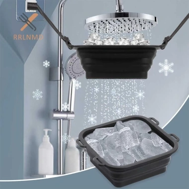Máy làm lạnh nước tắm đá RRLNMD di động – Làm mát nhanh, xô gập, giá 284.350₫