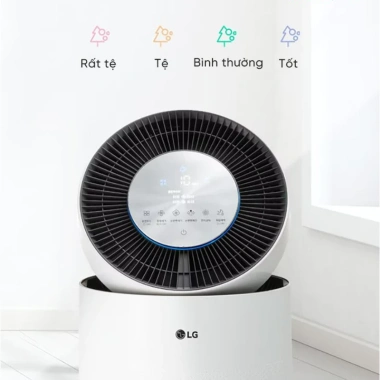 Máy lọc không khí LG Puricare Safeplus AS193DWFA/AS191DWFA - Màng HEPA 99% vi khuẩn, bụi mịn, phòng 61m2 giá 19.053.970VNĐ
