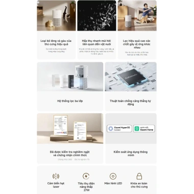 Máy lọc không khí Xiaomi Smart Pet Care - Chính hãng, BH 12 tháng, giá 2.79 triệu