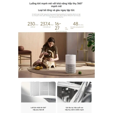 Máy lọc không khí Xiaomi Smart Pet Care - Chính hãng, BH 12 tháng, giá 2.79 triệu