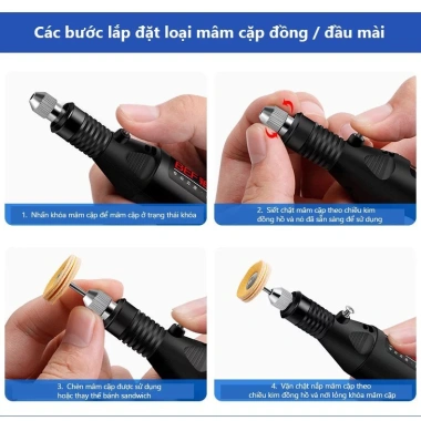 Máy mài mini đa năng bút khắc, mài chà nhám, đánh bóng, sạc USB - Giá chỉ 43.350₫