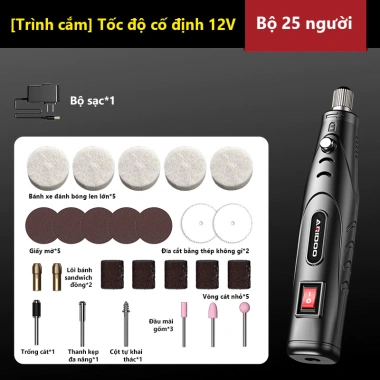 Máy mài mini TAYO đa năng sạc pin - cắt, khắc, phay, vẽ, đánh bóng giá chỉ 49k 2