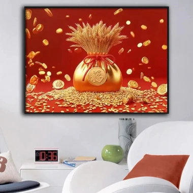 May Mắn Lúa Mì Tai Thu Hoạch 2.026 - Thêu Chữ Thập Handmade, Cây May Mắn, Sợi Thêu Cao Cấp, Giá ưu đãi 316.648 VND 4