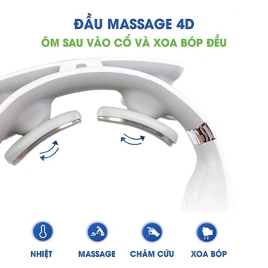 Máy massage cổ vai gáy công nghệ mát xa bằng xung điện giảm đau cổ vai gáy loại mới
