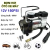 Máy nén khí mini 220V/12V - Bơm hơi đa năng bơm bóng, lốp ô tô, xe đạp, xe máy - Thiết kế nhỏ gọn, an toàn, chỉ 145.000₫