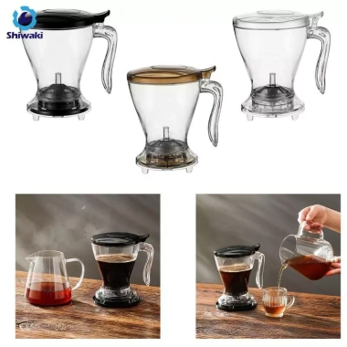 Máy nhỏ giọt cà phê tái sử dụng, cầm tay, dễ làm sạch, cốc lọc cho văn phòng, nhà & cắm trại