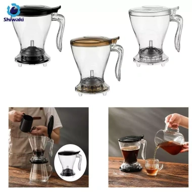 Máy nhỏ giọt cà phê tái sử dụng, cầm tay, dễ làm sạch, cốc lọc cho văn phòng, nhà & cắm trại