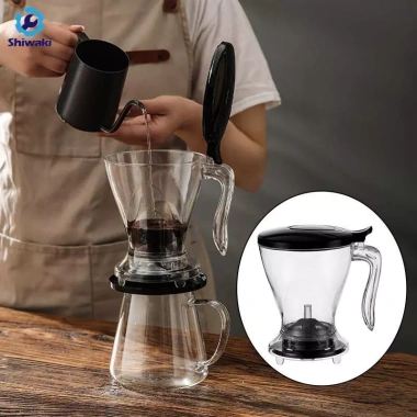 Máy nhỏ giọt cà phê tái sử dụng, cầm tay, dễ làm sạch, cốc lọc cho văn phòng, nhà & cắm trại