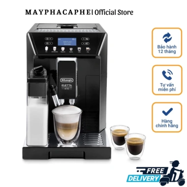 Máy Pha Cà Phê Tự Động Delonghi Eletta Cappuccino EVO 46.860.B – Espresso 2L, Nhập Đức, Giá Giảm 21.5 Triệu
