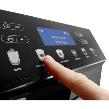 Máy Pha Cà Phê Tự Động Delonghi Eletta Cappuccino EVO 46.860.B – Espresso 2L, Nhập Đức, Giá Giảm 21.5 Triệu