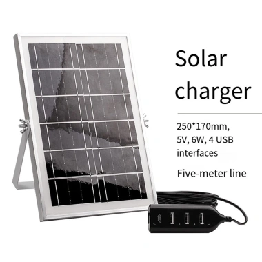 Máy phát điện năng lượng mặt trời ngoài trời 4 cổng USB, cáp 5m - Giá ưu đãi 535.480₫ 9