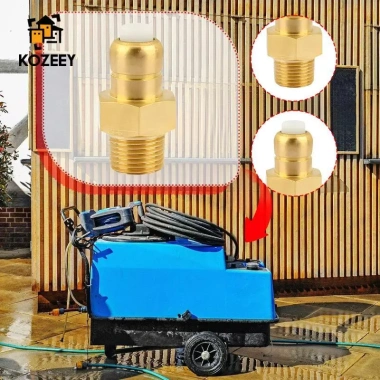 Máy rửa áp lực KOZEEY bơm van giảm nhiệt, đồng thau chịu nhiệt cao, 95.700₫