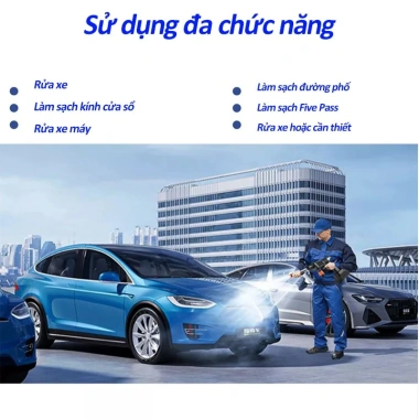 Máy rửa xe 2 pin cầm tay không dây 988VF 25.000mAh 1.500W - Áp lực cao, chỉ 590.000đ 5 Máy rửa xe 2 pin cầm tay không dây 988VF 25.000mAh 1.500W - Áp lực cao, chỉ 590.000đ 5