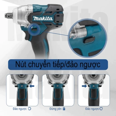 Máy Siết Bulong MAKITA 680N 680Nm - Máy Bắn ốc Pin Lõi Đồng 100% Giá Ưu Đãi 710.000₫