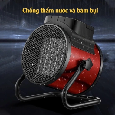 Máy Sưởi/Quạt Sưởi Mini 2.000W - Chống Quá Nhiệt, Tiết Kiệm Điện, IPX4 Chống Nước, Dùng An Toàn Trong Phòng Tắm