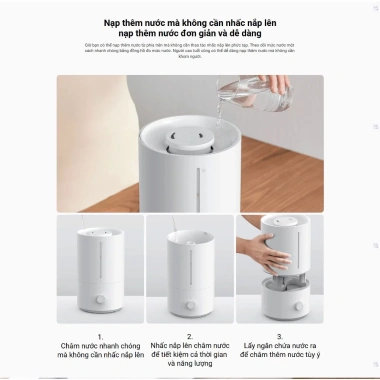 Máy Tạo Độ Ẩm Xiaomi Smart Humidifier 2 Lite EU Chính Hãng - Giảm Giá 989.000₫, Bảo Hành 12 Tháng