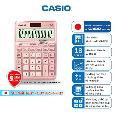 Máy Tính Casio DF-120FM Màn Hình Lớn, Bề Mặt Hợp Kim, Phím Nhanh COST SELL MARGIN - Giá chỉ 488.000 VND 7 Máy Tính Casio DF-120FM Màn Hình Lớn, Bề Mặt Hợp Kim, Phím Nhanh COST SELL MARGIN - Giá chỉ 488.000 VND 7