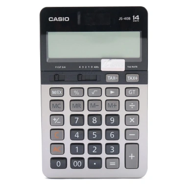 Máy tính Casio JS-40B 14 số – Phím đúc chống mờ, giá 958k cho Kế Toán Trưởng