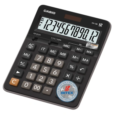 Máy Tính Để Bàn Casio GX-12B 12 Số Chính Hãng - Mặt Kim Loại Siêu Bền, Phù Hợp Kế Toán Thu Ngân 4 Máy Tính Để Bàn Casio GX-12B 12 Số Chính Hãng - Mặt Kim Loại Siêu Bền, Phù Hợp Kế Toán Thu Ngân 4
