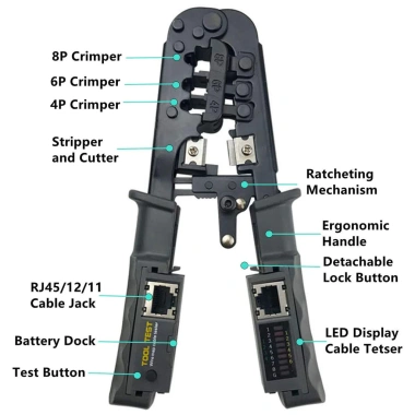 Máy uốn cáp RJ45 ZoeRax cho CAT6A, CAT6, CAT5E – Công cụ cắt dây, đầu nối mạng, giá ưu đãi 511.499₫