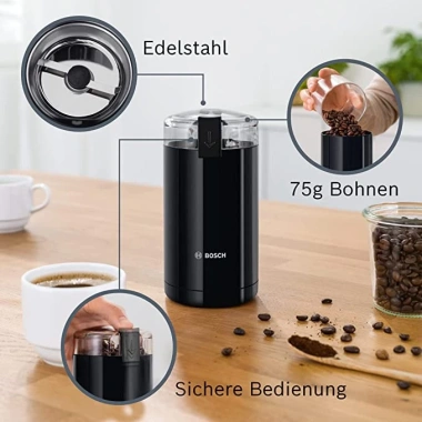 Máy Xay Café Cầm Tay Bosch TSM6A013B 75g - Nhập Đức, BH 12 Tháng, 1.287.500₫ 7 Máy Xay Café Cầm Tay Bosch TSM6A013B 75g - Nhập Đức, BH 12 Tháng, 1.287.500₫ 7