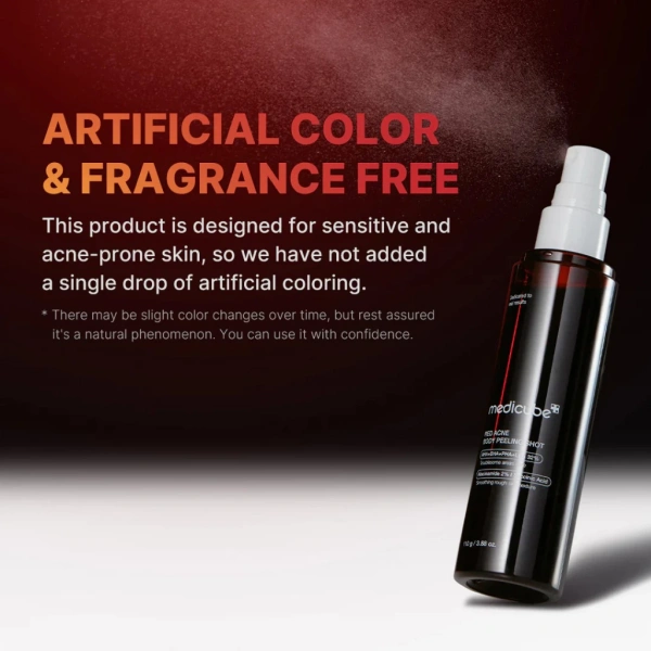 Cảm nhận thực tế khi dùng Medicube Red Acne Body Peeling Shot: cảm giác da mịn màng và nhẹ nhàng