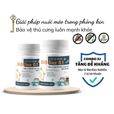 Men vi sinh BiO line G1 cho chó mèo - Hỗ trợ tiêu hoá, tăng đề kháng, 75.000đ 2 Men vi sinh BiO line G1 cho chó mèo - Hỗ trợ tiêu hoá, tăng đề kháng, 75.000đ 2