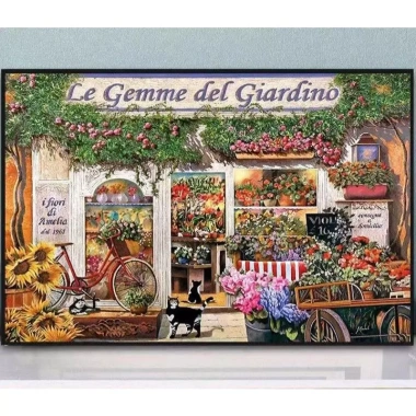 Mèo Cross Stitch 2.025 - Thiết kế mới, thêu ren cao cấp, gói thêu tay, hoa đẹp