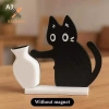 Mèo Đẩy Bình Whisker Trang Trí Tủ Lạnh Nam Châm - Bộ Sưu Tập Quà Tặng Yêu Mèo 10