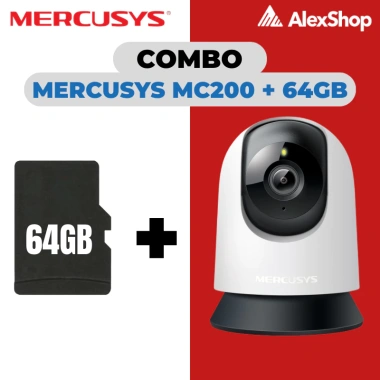 Mercusys MC200 2M + Thẻ 64GB, Chân Đế L, Camera Xoay, Đàm Thoại 2 Chiều - 628.000₫ Mercusys MC200 2M + Thẻ 64GB, Chân Đế L, Camera Xoay, Đàm Thoại 2 Chiều - 628.000₫