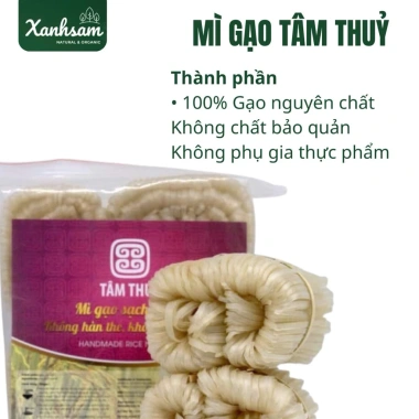 Mì Gạo Tâm Thủy Bắc Giang - Sợi Sợi To v Nhỏ, Natural Organic, Giá 36.250₫ 2
