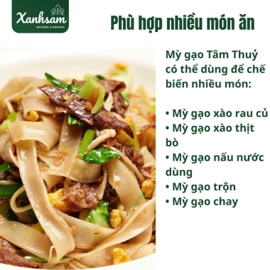 Mì Gạo Tâm Thủy Bắc Giang - Sợi Sợi To v Nhỏ, Natural Organic, Giá 36.250₫ 5