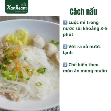 Mì Gạo Tâm Thủy Bắc Giang - Sợi Sợi To v Nhỏ, Natural Organic, Giá 36.250₫ 7